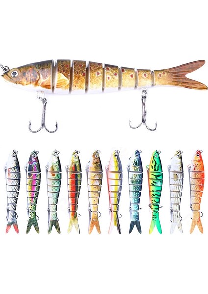 Düğümlü Balık Plastik Yem, Renk: JM034-5ÇOK Renkli (Yurt Dışından) fırsatları