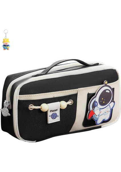 Astronot Kalem Çantası Büyük Kapasiteli Kırtasiye Çantası Erkek Ortaokul Öğrencileri Lise Öğrencileri (Yurt Dışından)