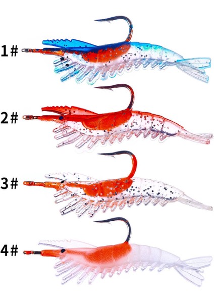 SO077 6cm 3g Kurşun Sarılı Karides Yemi SO077 1çok Renkli (Yurt Dışından) fiyatları