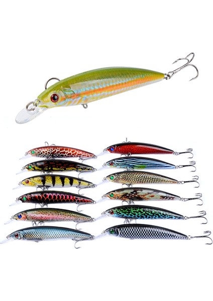 LB106 Boyalı Yüzen Su Biyonik Balıkçılık Yemi, Renk: 7çok Renkli (Yurt Dışından) fırsatları