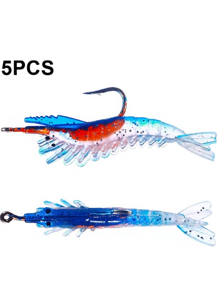 SO077 6cm 3g Kurşun Sarılı Karides Yemi SO077 1çok Renkli (Yurt Dışından)