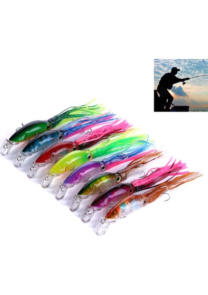 JIZ002 Büyük Ahtapot Simülasyonu Balıkçılık Baitçok Renkli (Yurt Dışından)