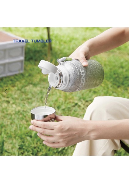 Paslanmaz Çelik Termos Su Şişesi 600ML Vakumlu Kapak Açık Yeşil Ithal Ürün modelleri