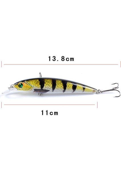 LB106 Boyalı Yüzen Su Biyonik Balıkçılık Yemi, Renk: 14çok Renkli (Yurt Dışından) fiyatları