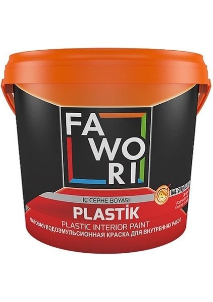 Plastik Iç Cephe Boyası 10 kg Bal Sarısı