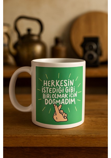 Motivasyon Cümle Yazı Baskı Porselen Kahve Kupa Bardak modelleri