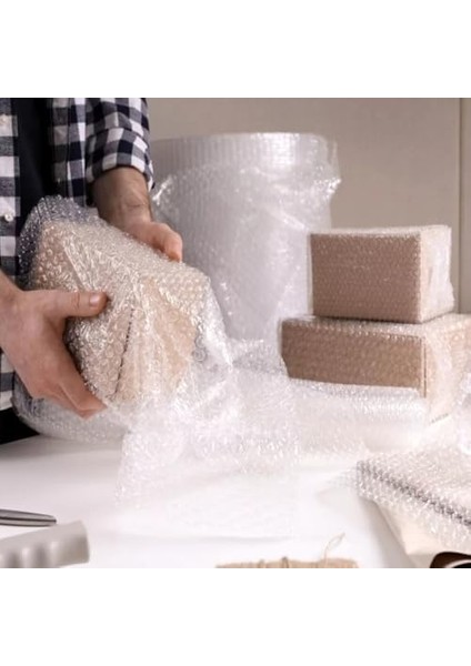 Evi Balonlu Naylon Patpat 100CM Genişlikte Rulo Havalı Eşya Koruma Ambalaj Pat Pat (100CM x 5m) fiyatları