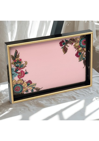 A08- Lorena Asorti El Geçmeli Tepsi 31X46 (Pembe) indirimleri