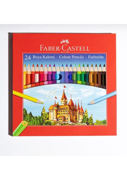 Faber Castell 24 Lü Kuru Boya Kalemi fiyatları