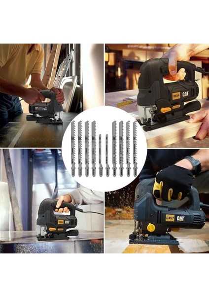 DA06902 Profesyonel Ahşap Hassas/kaba/düz/kavisli Kesim Dekupaj Testere Ucu 10 Parça fiyatları