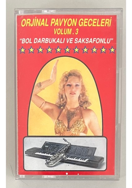 Orijinal Pavyon Geceleri 3 Kaset (Orjnal Dönem Baskı Kaset)