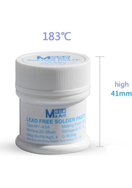 Maant 183℃ Derece Krem Lehim fiyatları