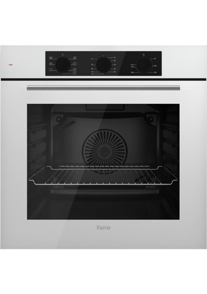 & Afm Tech Fethy Series Beyaz Cam Ankastre Set ( Ferre QBL62CB + Fm 3301W + Fm 2201W ) fiyatları