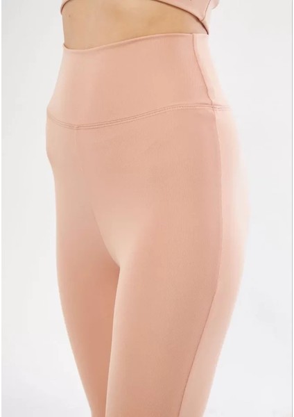 Dalgıç Yüksel Bel Ispanyol Paça Tayt - Bej modelleri
