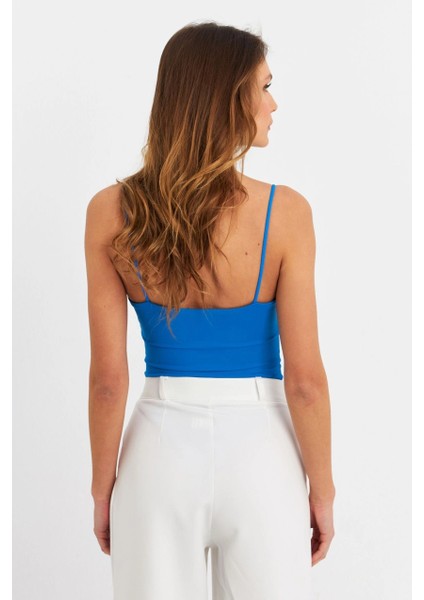 Kadın Saks Çıtçıtlı Body ZH129 indirimleri