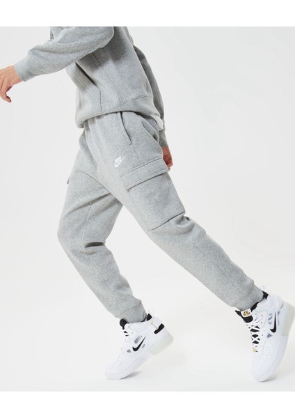 Sportswear Club Fleece Gri Erkek Eşofman Altı modelleri