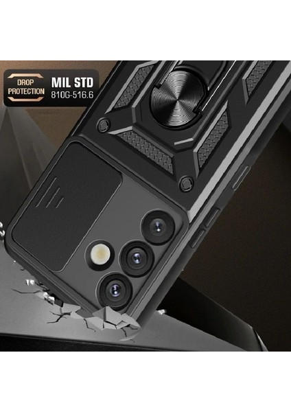 Samsung Galaxy A55 Uyumlu Kamera Koruma Sürgülü Yüzüklü Tank Kılıf fırsatları