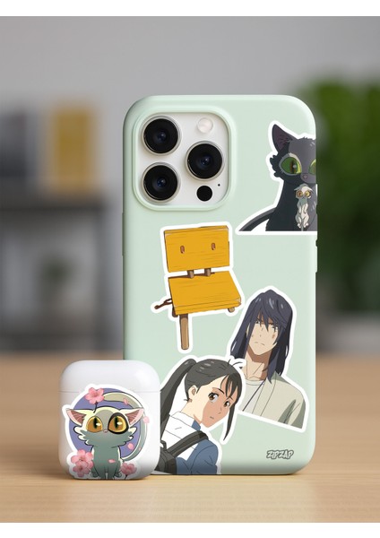 Suzume Anime Telefon Laptop Bullet Journal Yapışkanlı Folyo Sticker Paketi fiyatları
