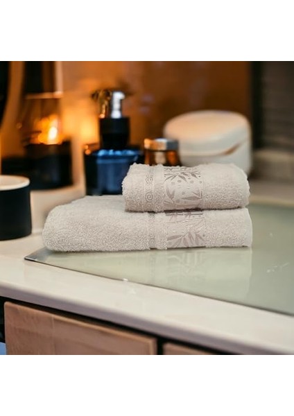 HOME Bambu Havlu Takımı Vücut Havlusu 90X145 Cm, Baş Havlusu 50X85 Cm, Ekstra Yumuşaklık (Kahverengi) fiyatları