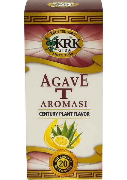 Agave Aroması 20 ml – – Bitkisel Tatlı ve Içecek Aroması fiyatları