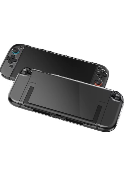 Nintendo Switch 2 Şok Emici Şeffaf Komple Kılıf