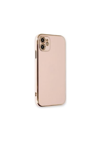 Microsonic Iphone 12 Kılıf Olive Plated Pembe [ıphone 12 ile Uyumlu Kılıf - Pembe]