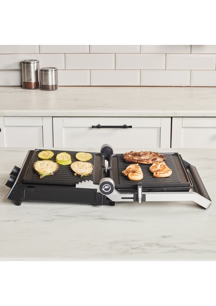 Nova Grill Inox Gövdeli Zaman Ayarlı Izgara ve Tost Makinesi 2000W 6 Dilim Kapasiteli indirimleri