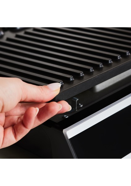 Nova Grill Inox Gövdeli Zaman Ayarlı Izgara ve Tost Makinesi 2000W 6 Dilim Kapasiteli