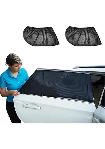 Oto Yan Cam Güneşlik Araba Perdesi 2 Adet Perde Sineklik Güneş Önleyici Araç Içi Güneşliği fiyatları