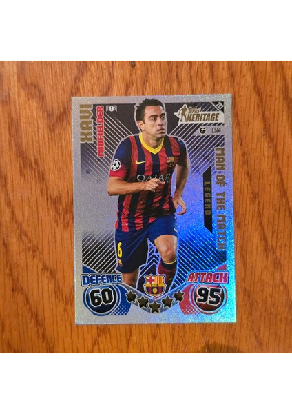 Man Of The Match Legend Xavi Oyun Kartı
