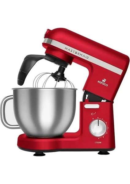 Mastermaid Chef Pro Çift Kollu Stand Mikser Kırmızı 1750 W