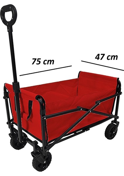 KFM-390 Katlanır Portatif Taşıma Aracı Kırmızı fiyatları