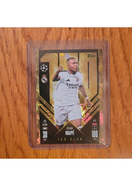 100 Club Kylian Mbappe Oyun Kartı