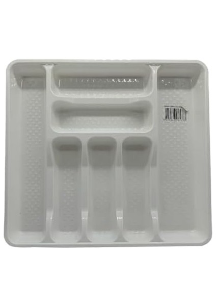 Plastik 39X42,5X5 cm Çekmece Içi Jumbo Boy 7 Gözlü Kaşıklık Beyaz fiyatları