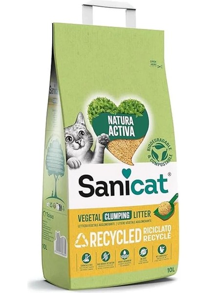 Natura Activa Çam Peleti Bitkisel Topaklanan Kumu 10L