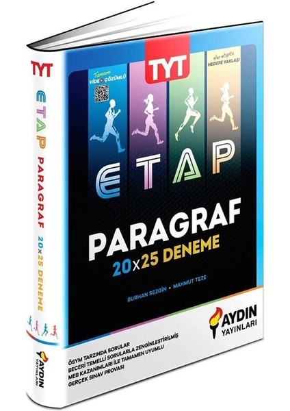Aydın 2026 Tyt Paragraf Etap 20 x 25 Deneme