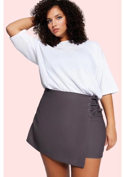 Kadın Şort Etek Feminen Straight Kalıp Dokuma Kumaş Rahat Günlük Yaz Aylarının Vazgeçilmezi