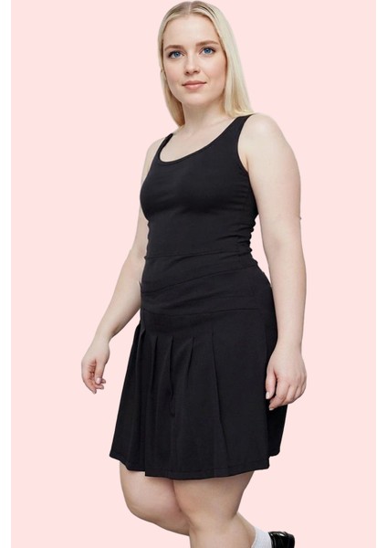 Kadın Yüksek Bel Dar Paça Kısa Şort Etek Polyester Karışımlı Yazlık Yaz Aylarının Vazgeçilmezi fırsatları