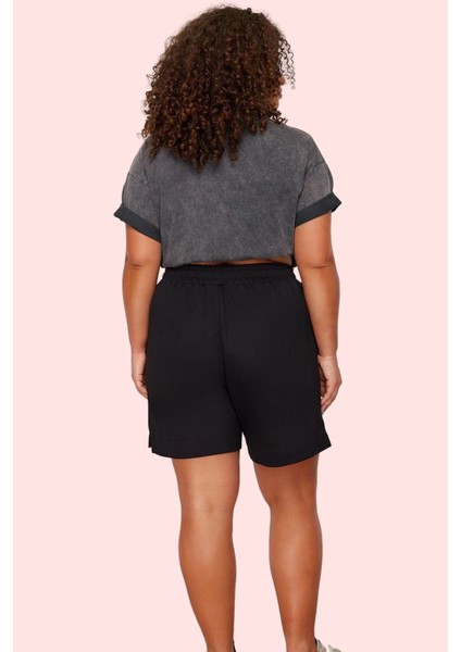 Kadın Yüksek Bel Kısa Boy Pamuk Geniş Paça Şort Yazlık Günlük Kombinler Yaz Aylarının Vazgeçilmezi modelleri