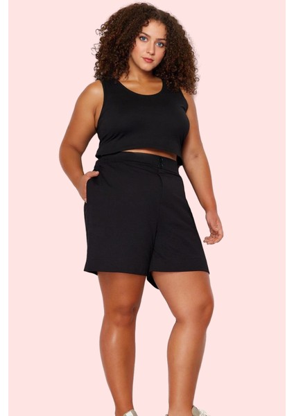 Kadın Yüksek Bel Kısa Boy Pamuk Geniş Paça Şort Yazlık Günlük Kombinler Yaz Aylarının Vazgeçilmezi fırsatları