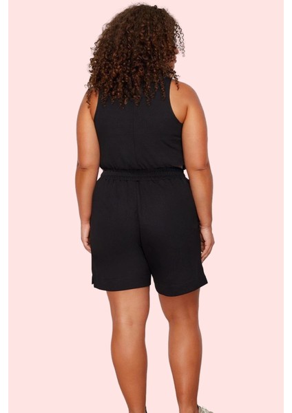 Kadın Yüksek Bel Kısa Boy Pamuk Geniş Paça Şort Yazlık Günlük Kombinler Yaz Aylarının Vazgeçilmezi indirimleri