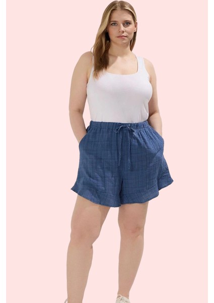 Kadın Dokuma Geniş Paça Şort Keten Görünümlü Rahat Yaz Günlük Kullanım Stilin Buluştuğu Yer fiyatları