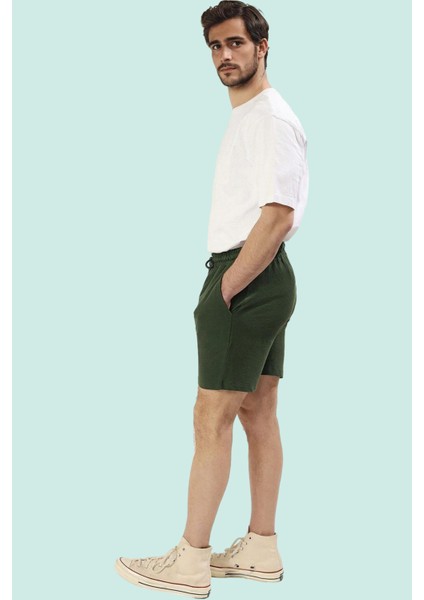 Erkek Modern Jogger Şort Pamuk Nefes Alabilir Günlük Spor Hafta Sonu Yaz Aylarının Vazgeçilmezi