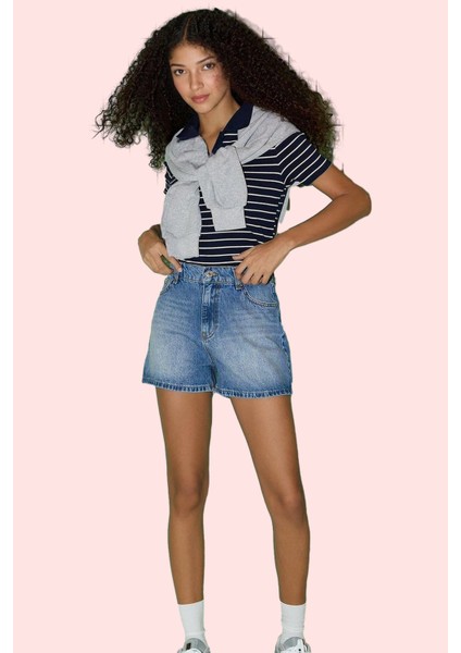 Kadın Yazlık Kısa Boy Denim Şort Pamuk Geniş Paça Günlük Kullanım Yaz Aylarının Vazgeçilmezi fiyatları