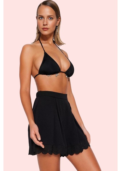 Kadın Dokuma Şort Viskoz Geniş Paça Yazlık Plaj Kombinleri Günlük Kullanım Kaliteli Malzeme fiyatları