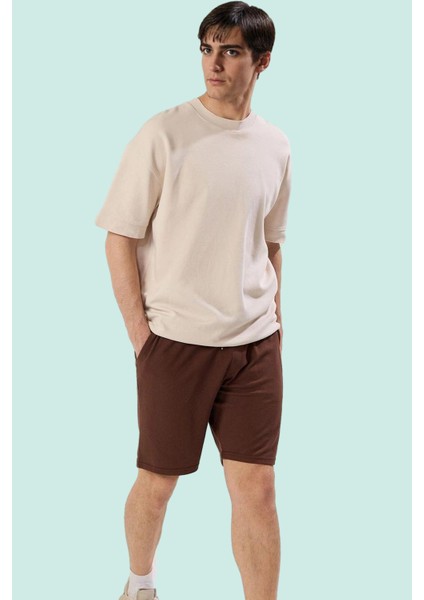 Erkek Yazlık Şort Lastikli Bel Casual Stil Boru Paça Günlük Kullanım Yaz Aylarının Vazgeçilmezi fiyatları