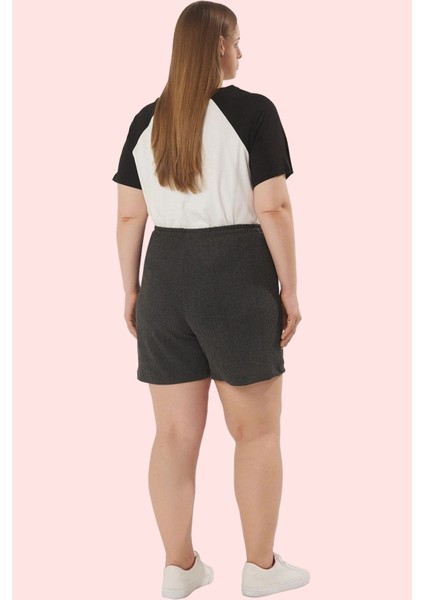 Kadın Yüksek Bel Straight Şort Örme Kumaş Günlük Rahatlık Hafta Sonu Yaz Aylarının Vazgeçilmezi modelleri