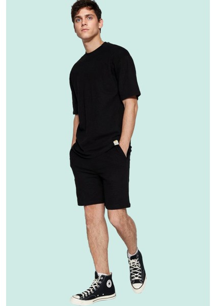 Erkek Modern Jogger Şort Pamuk Nefes Alabilir Günlük Spor Hafta Sonu Yaz Aylarının Vazgeçilmezi