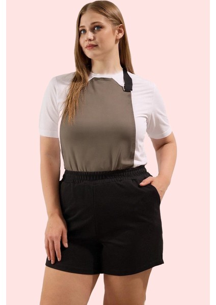 Kadın Rahat Örme Şort Günlük Kombinler Için Mükemmel Seçim Hafta Sonu Yaz Aylarının Vazgeçilmezi