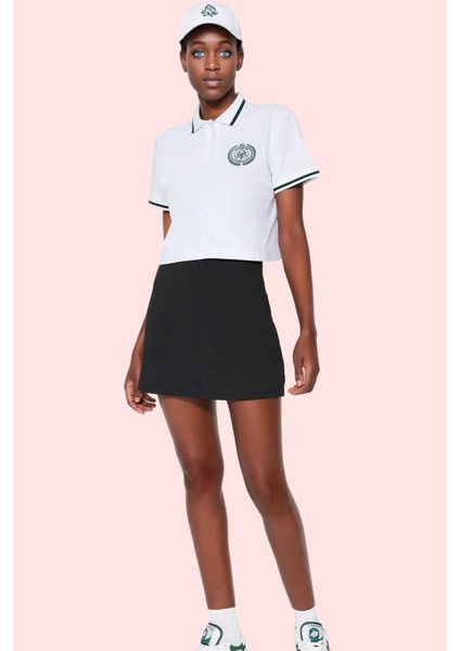 Kadın Yazlık Spor Şort Etek Renk Geniş Paça Cepli Örme Kumaş Yüksek Bel Yaz Aylarının Vazgeçilmezi fiyatları